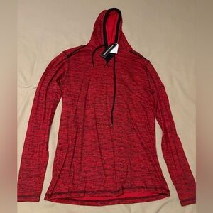 Red Hooded Men's Sweatshirt